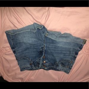 vintage cut off short
